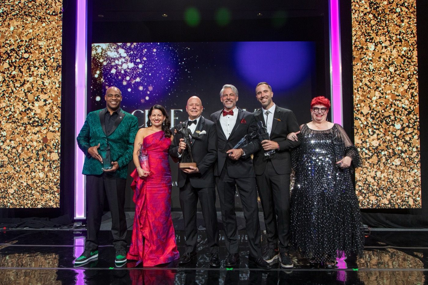 The CPAE Speaker Hall of Fame Class of 2026 with Shep Hyken, recipient of the Cavett Award, at the induction ceremony, July 27, 2026